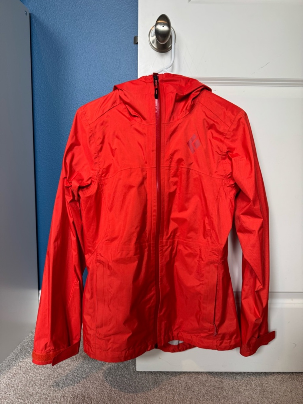 Black Diamond Hooded Lightweight Rain Jacket